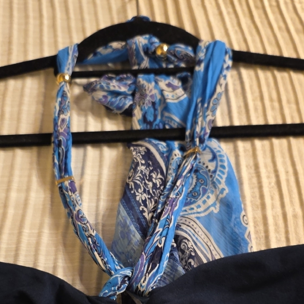 Cache Navy Blue Backless Dress - Picture 11 of 16